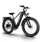 Wooken Electric Bike 26" x 4.0 Fat Tire Electric Bike,Peak 1500W Motor EBike for Adults with 48V 720WH Removable Battery, Up to 60Miles Ebikes,7 Speed,SGS Certified to UL2849