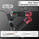 24V Brushed Electric Motor Kit 3000RPM High Speed Brush DC Motor Controller 350W Electric Bike Scooter Motor with Brushed Controller for Dirt Bike Crazy Cart Mini Motorcycle Upgrade and Conversion