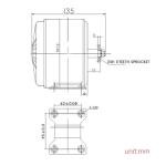 24V Brushed Electric Motor Kit 3000RPM High Speed Brush DC Motor Controller 350W Electric Bike Scooter Motor with Brushed Controller for Dirt Bike Crazy Cart Mini Motorcycle Upgrade and Conversion