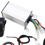 DC 36V 350W Eletric Scooter Controller with LCD Display, Electric Scooter Controller Kit E-Bike Conversion Kits with Circuit Board, Thumb Shifter, Tail Light and Headlight Fitting