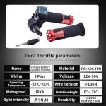 24V Brushed Electric Motor Kit 3000RPM High Speed Brush DC Motor Controller 350W Electric Bike Scooter Motor with Brushed Controller for Dirt Bike Crazy Cart Mini Motorcycle Upgrade and Conversion