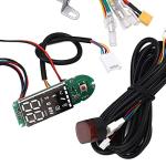 DC 36V 350W Eletric Scooter Controller with LCD Display, Electric Scooter Controller Kit E-Bike Conversion Kits with Circuit Board, Thumb Shifter, Tail Light and Headlight Fitting