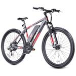 QNUT Electric Bike for Adults, 350W 26" Ebike for Teens 21 Speed 20Mph Up to 40Mile with Dual Disc Brake Commute E-Bike E-MTB for Men Women Electric Bicycles UL 2849 Certified (Red)