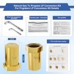 Range LP Conversion kit for Frigi-daire LP Conversion Kit, For Frigi-daire Series Natural Gas To Propane LPG Conversion Kit, Replaces 4980407 AP7213138 A22390101 316243720 316243721 316243723.