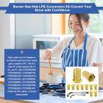 Range LP Conversion kit for Frigi-daire LP Conversion Kit, For Frigi-daire Series Natural Gas To Propane LPG Conversion Kit, Replaces 4980407 AP7213138 A22390101 316243720 316243721 316243723.