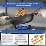 Range LP Conversion kit for Frigi-daire LP Conversion Kit, For Frigi-daire Series Natural Gas To Propane LPG Conversion Kit, Replaces 4980407 AP7213138 A22390101 316243720 316243721 316243723.