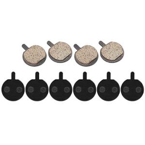 Lwuey Bike Brake Pads, Bicycle Disc Resin Brakes Pad Semi Metal Smooth Braking Low Noise Cycling Pads Kit Mute Accessory KMJG019 fot Camping Outdoor Mountain Bicycles Electric Scooters Bikes 5 Pairs