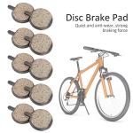 Lwuey Bike Brake Pads, Bicycle Disc Resin Brakes Pad Semi Metal Smooth Braking Low Noise Cycling Pads Kit Mute Accessory KMJG019 fot Camping Outdoor Mountain Bicycles Electric Scooters Bikes 5 Pairs
