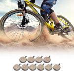 Lwuey Bike Brake Pads, Bicycle Disc Resin Brakes Pad Semi Metal Smooth Braking Low Noise Cycling Pads Kit Mute Accessory KMJG019 fot Camping Outdoor Mountain Bicycles Electric Scooters Bikes 5 Pairs