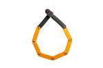 Master Lock Orange Hardened Steel Link Folding Bike Lock, Heavy Duty Anti-Theft Bicycle Lock with Customizable Combination, 2-1/2ft (80cm) Length x 0.15 in (4 mm), 8336EC