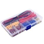 FPVDrone T-Plug EC3 XT60 Male Female Connector Adapters with 14AWG Silicone Wire and Heat Shrink Tubes for RC ESC Lipo Battery Motor(52PCS)