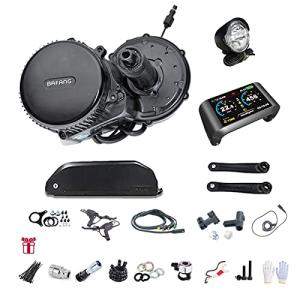 BAFANG BBSHD 48V/52V 500W 750W 1000W Mid Drive Kit with Battery Optional BBS01 BBS02 8FUN DIY Conversion Kit with LCD Display & Chainring Mountain Bike, Road Bike