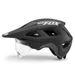 BATFOX Mountain Bike Helmet for Men Women,MTB Bicycle Cycling E-Bike Helmet for Adults Fit(52-60CM) (W/Goggles-Black, L(56-60CM))