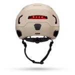 Bern Hudson Commuter Bike Helmet with MIPS, Rated for E-Bike, Integrated LED Rear Light and U-Lock Compatibility, MIPS Matte Sand, Medium
