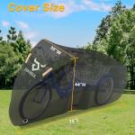 EVRBUL 75L x 30W x 44H Inch Adult Tricycle Cover, Outdoor Storage 3 Wheeled Bike Cover, Heavy Duty 420D Waterproof Electric Trike Cover for 3 Wheeled Bicycles Within 29 Inch