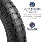 YUNSCM 2-PCS 20" Heavy Duty Fat E-Bike Tires 20 x 4.0/98-406 Compatible with 20x4.0 20X4 All-Terrain E-Bike Bicycle Tires (Y-1310)