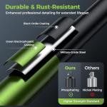etoolab 1/4 Torque Wrench with Bike Tire Repair kit, 37Pcs Dual-Range【1-26 Nm/10-231.3 in.lb】±3% Precision Inch Pound Torque Wrench, 72 Tooth Dual-Direction for MTB, E-Bike, Moto Maintenance