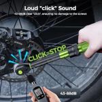 etoolab 1/4 Torque Wrench with Bike Tire Repair kit, 37Pcs Dual-Range【1-26 Nm/10-231.3 in.lb】±3% Precision Inch Pound Torque Wrench, 72 Tooth Dual-Direction for MTB, E-Bike, Moto Maintenance