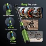 etoolab 1/4 Torque Wrench with Bike Tire Repair kit, 37Pcs Dual-Range【1-26 Nm/10-231.3 in.lb】±3% Precision Inch Pound Torque Wrench, 72 Tooth Dual-Direction for MTB, E-Bike, Moto Maintenance