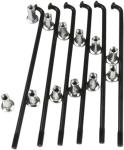 S SENQI Bicycle Spokes Electric Bicycle E-Bike Tricycle Wheel 12G 2.5mm Steel 72mm-305mm with Copper Cap 28pcs Black