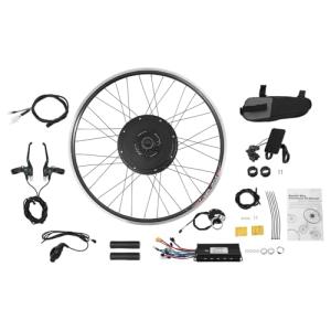 48V 1000W Electric Bike Conversion Kit, 28"/ 29" 700C Rear Wheel Electric Bicycle Hub Motor Conversion Kit Powerful E-Bike Conversion Kit Dual Mode Controller w/LCD Display 5-Speed Adjustment
