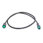 Ebike Extension Cable for Electric Bike Gear Sensor, Waterproof Connector 2 Pin / 3 Pin / 5 Pin for Ebike Lighting and Extended Ebike Display (Green 5 Pin Female to Male)