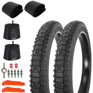 WEIYINGSI Heavy Duty 26X4 98-559 E-Bike Fat Tires, High-Performance Wear-Resistant 26X4.0 Fat Tire and Tube Sets for 26 Inch E-Bike Mountain Snow Bike Tire - 2Pack