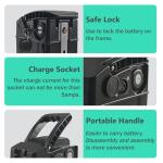 48V 20Ah 13Ah Ebike Battery 48volt Folding E-Bike Lithium Battery 250W 350W 500W 700W 900W 1000W Ebike Replacement Batteries for Folding Electric Bikes with 2A Fast Charger(48V 20Ah)