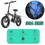 48V 20Ah 13Ah Ebike Battery 48volt Folding E-Bike Lithium Battery 250W 350W 500W 700W 900W 1000W Ebike Replacement Batteries for Folding Electric Bikes with 2A Fast Charger(48V 20Ah)
