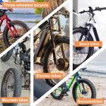 WEIYINGSI Heavy Duty 26X4 98-559 E-Bike Fat Tires, High-Performance Wear-Resistant 26X4.0 Fat Tire and Tube Sets for 26 Inch E-Bike Mountain Snow Bike Tire - 2Pack