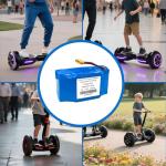 36V Hoverboard Battery Replacement, 4400mAh Rechargeable Li-ion Battery Pack for 36V Electric Scooters & Self-Balancing Boards - Compatible for Most Hoverboard Models Without Axle (10S2P)