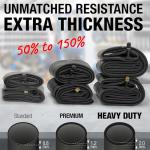 20x4.0 Fat tire Tube (2 Pack) - Premium Replacement for E-Bikes with 20x4.0 Fat tire Wheels. Schrader Valve with 2 Tire Levers Included. Inner Tube for 20 inch Ebike Electric Bicycle