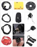 Gdrasuya10 20" Electric Bicycle E-Bike Conversion Kit with LCD 48V 1000W Electric Front Wheel Snow Bike Motorbike Bicycle Hub Motor Kit with Controller