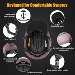 GROTTICO Urban-Smart Bike Helmet for Adult - Front & Rear LED Lights | Turn Signals Remote Control | Brake Warning Light | Removable Visor | Men Women Commuter Bicycle Helmet for E-Bike & Cycling