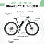 BAFANG 500W/750W 48V Rear Hub Motor Kit - 20"/26"/27.5"/700C (29er Compatible) Rear Wheel Electric Bike Conversion kit for Mountain/City Bikes Ebike Conversion Kit with Battery&Display（Optional