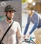 Bike Helmet, Shinmax Adult Bike Helmets for Men Women Bicycle Helmet Lightweight Adjustable Baseball Cap Cycling Helmet with Reflective Strip for Urban Commuter Road Biking (Black)