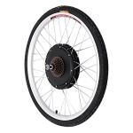 HinLIaDa 48V 1000W Waterproof Ebike Conversion Kit, 26" Rear Powerful Motor Wheel Electric Bicycle Hub Motor Kit Electric Bike Conversion Kit Twist Throttle with 5 Star