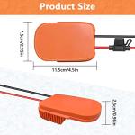 2PCS Power Wheel DIY Adapter for Ridgid AEG 18V Hyper Battery Dock Power Connector for DIY Rc Toy Car Truck, e-Bike, with Fuse & Wire terminals, Work for Rigid L1815R B1820R L1830R Battery (14AW Wire)