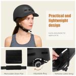Bike Helmet, Shinmax Baseball Cap Adult Bike Helmets for Men Women Bicycle Helmet Lightweight Adjustable Cycling Helmet for Urban Commuter Road Biking