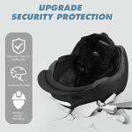 Bike Helmet, Shinmax Adult Cycling Helmet with USB Rechargeable LED Front and Back Light Bicycle Helmets for Men Women (Black, Large)