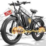 5000W Dual Motor Full Suspension Electric Mountain Bike