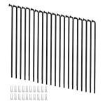 Goucrro 20pcs Black E-Bike Spokes with Nipples