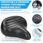 Comfortable Oversized Bike Seat Cushion for Everyone