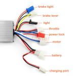 450W Electric Bike Left Drive Kit for City Bike