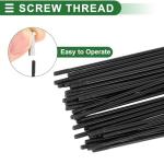 Motoforti Universal Bicycle Spokes Bike Wheel Spokes 14G 130mm Length Carbon Steel Black 1 Set