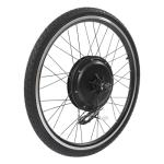 26" Rear Wheel Kits,48V 1000W Electric Bike Conversion Kit with Pedal Assistant Sensor,264.55Lbs Brushless Gearless Engine Kit,440RPM 45N M Fat Tire Bikes Rear Wheel Cycling Hub Motors