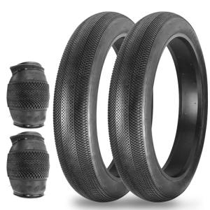 Balinge E-Bike 20x4.0 Fat Tire 20 x 4 Fat Tire 2 Pack Heavy Duty High-Performance Wear-Resistant Mountain Snow Bike Tire, E-Bike Tires 20x4, 20x4 Tire, Black，2Tires