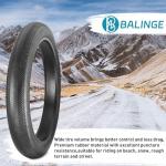 Balinge E-Bike 20x4.0 Fat Tire 20 x 4 Fat Tire 2 Pack Heavy Duty High-Performance Wear-Resistant Mountain Snow Bike Tire, E-Bike Tires 20x4, 20x4 Tire, Black，2Tires