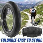 Balinge E-Bike 20x4.0 Fat Tire 20 x 4 Fat Tire 2 Pack Heavy Duty High-Performance Wear-Resistant Mountain Snow Bike Tire, E-Bike Tires 20x4, 20x4 Tire, Black，2Tires
