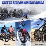Balinge E-Bike 20x4.0 Fat Tire 20 x 4 Fat Tire 2 Pack Heavy Duty High-Performance Wear-Resistant Mountain Snow Bike Tire, E-Bike Tires 20x4, 20x4 Tire, Black，2Tires